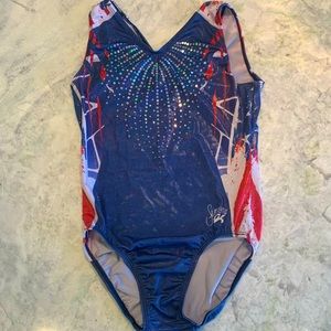 GK Simone Biles Gymnastics Leotard USED